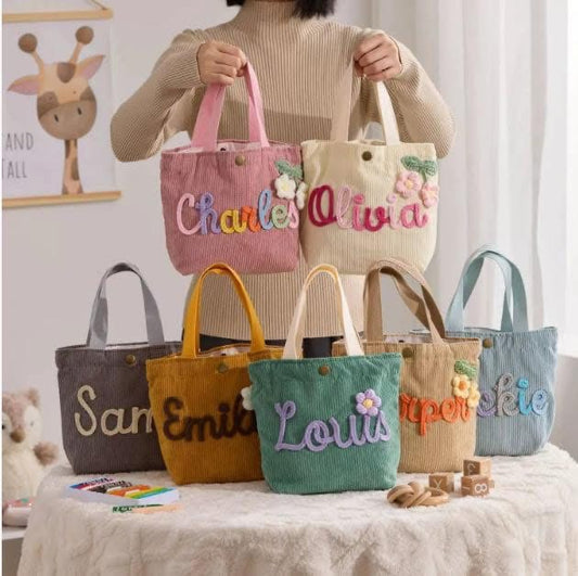 Embroidered Custom Name Bag