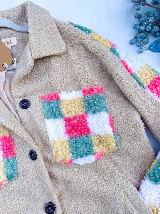 Colorful Check Shacket