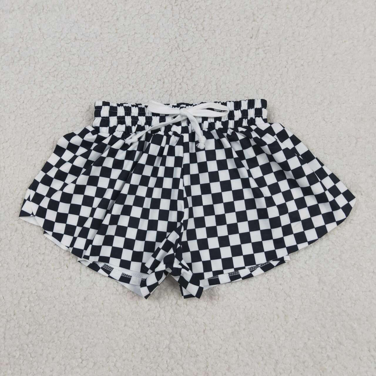 Checkered Flutter Shorts