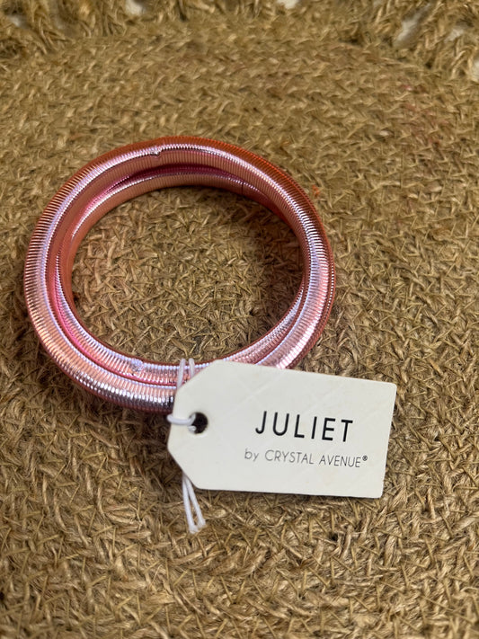 Pink Bangle Bracelet Set