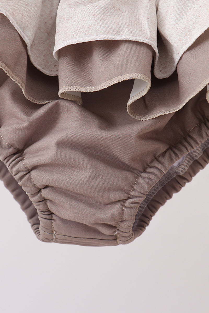Khaki Character UPF 2pc Swim Set