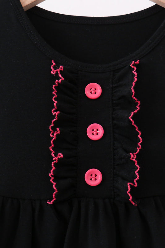Black princess bamboo dress