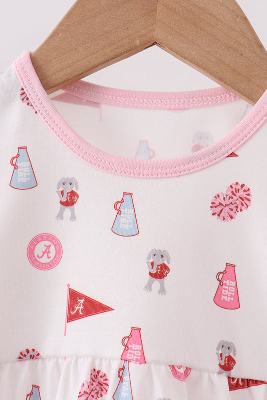 Pink Alabama Print bubble