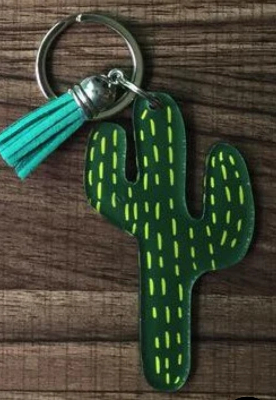 Cactus Keychain