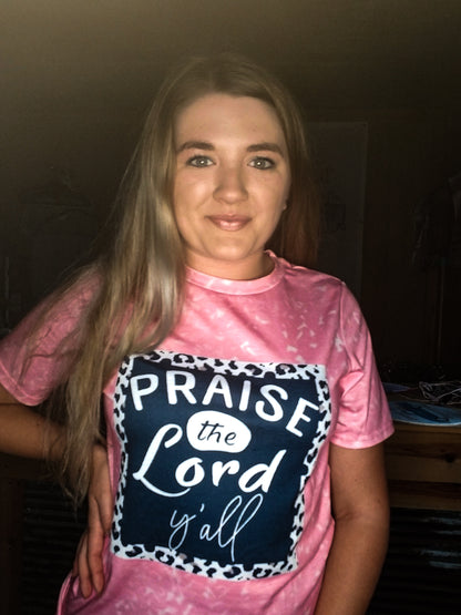 Praise The Lord Y'all Graphic Tee