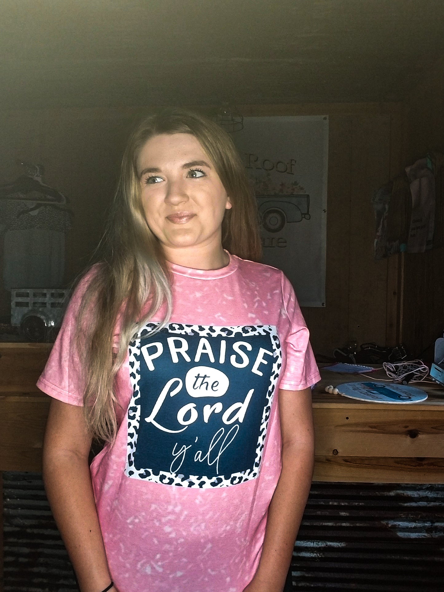 Praise The Lord Y'all Graphic Tee