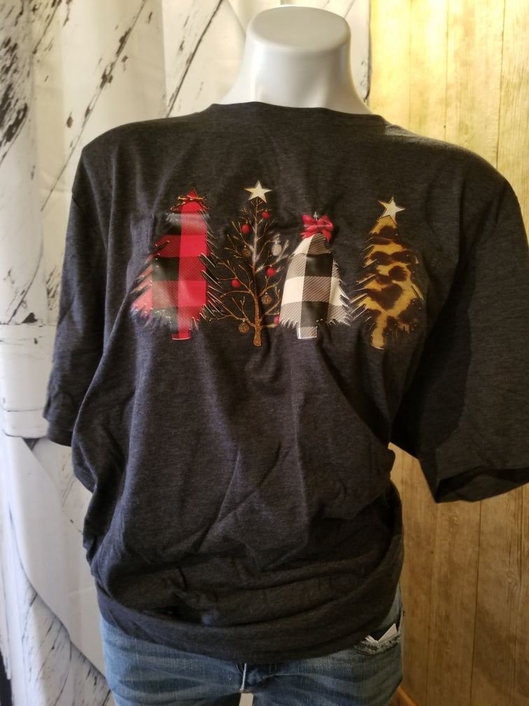 Christmas Trees Print Tee