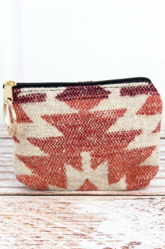 Red Sedona Stars Coin Purse